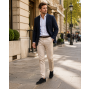 Pantofi barbati din piele naturala intoarsa - Model Negru103NVEL